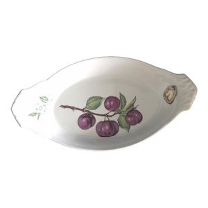 Bonne Cusisine Porcelaine De Chine Oval Fruit Plate
